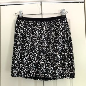 Sequins Mini Skirt